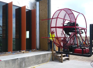 Z6 Commissioning performing dynamic wind load testing