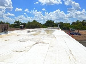 Lack of adequate slope
