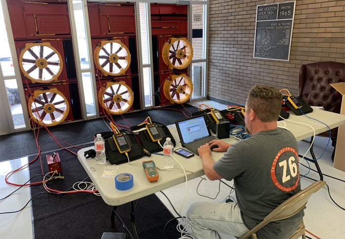 Blower Door Testing